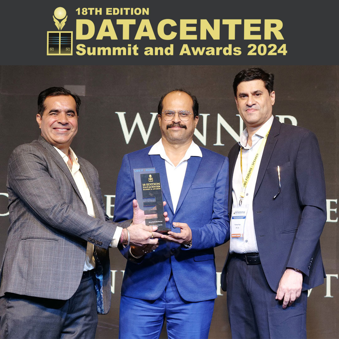 Awarded Best Data center service provider